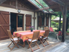 Villa à Soustons Plage - 6 pers, proche lac et océan, terrasse couverte, animaux acceptés - FR-1-379-150